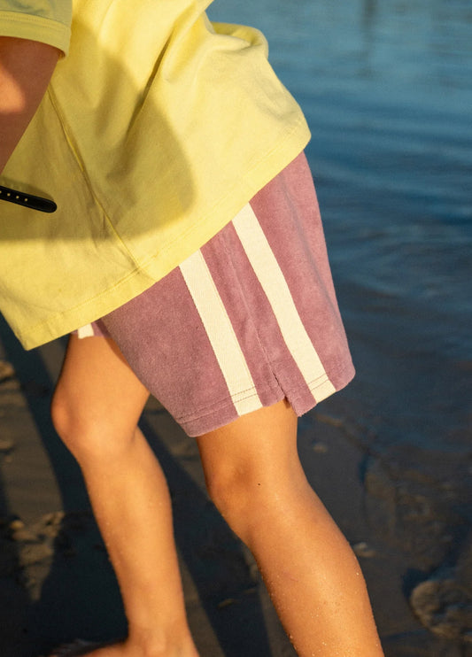 Atmosea Mini Terry Short -  JACARANDA PURPLE