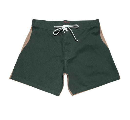 Gato Heroi 2 Tone Surf Short - BRITISH/OLIVE