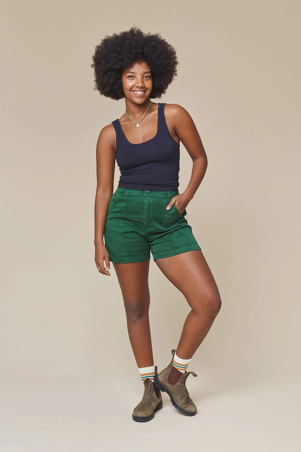 Jungmaven Venice Shorts - COFFEE BEAN