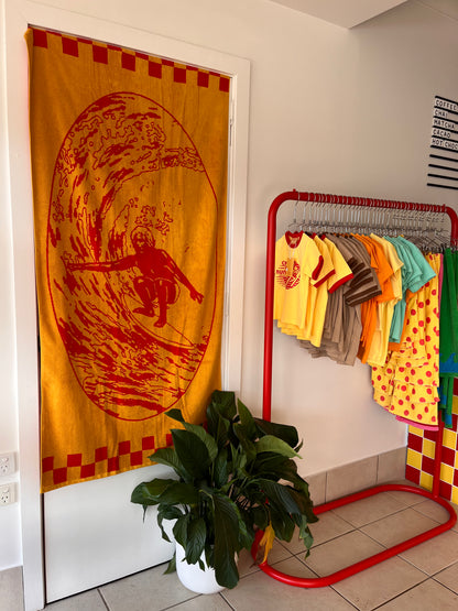 Cheetah Five Beach Towel Vintage Surfer