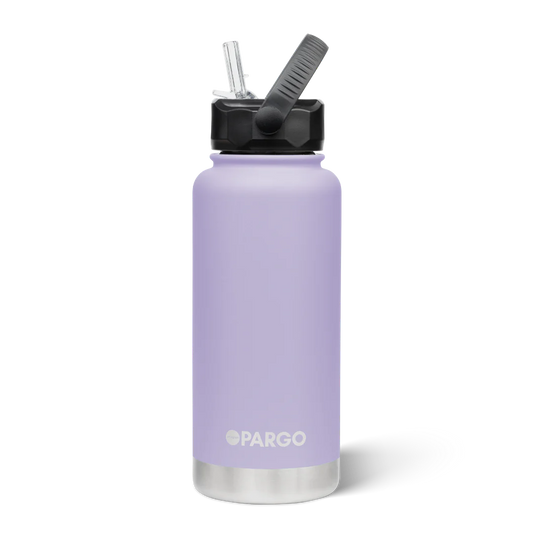 Pargo Insulated Bottle 950ml with straw - LOVE LILAC