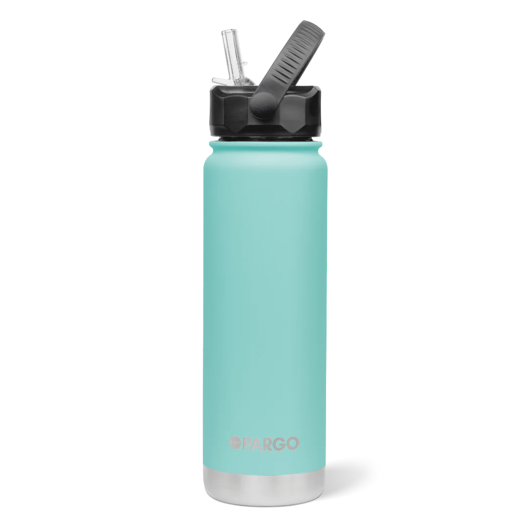 Pargo 750 ml Bottle with Straw - ISLAND TURQUOISE