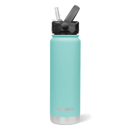 Pargo 750 ml Bottle with Straw - ISLAND TURQUOISE