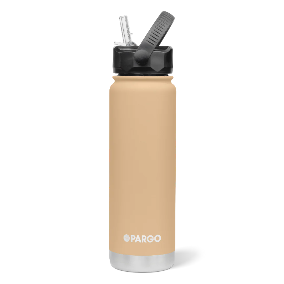 Pargo 750 ml Bottle with Straw - DESERT SAND