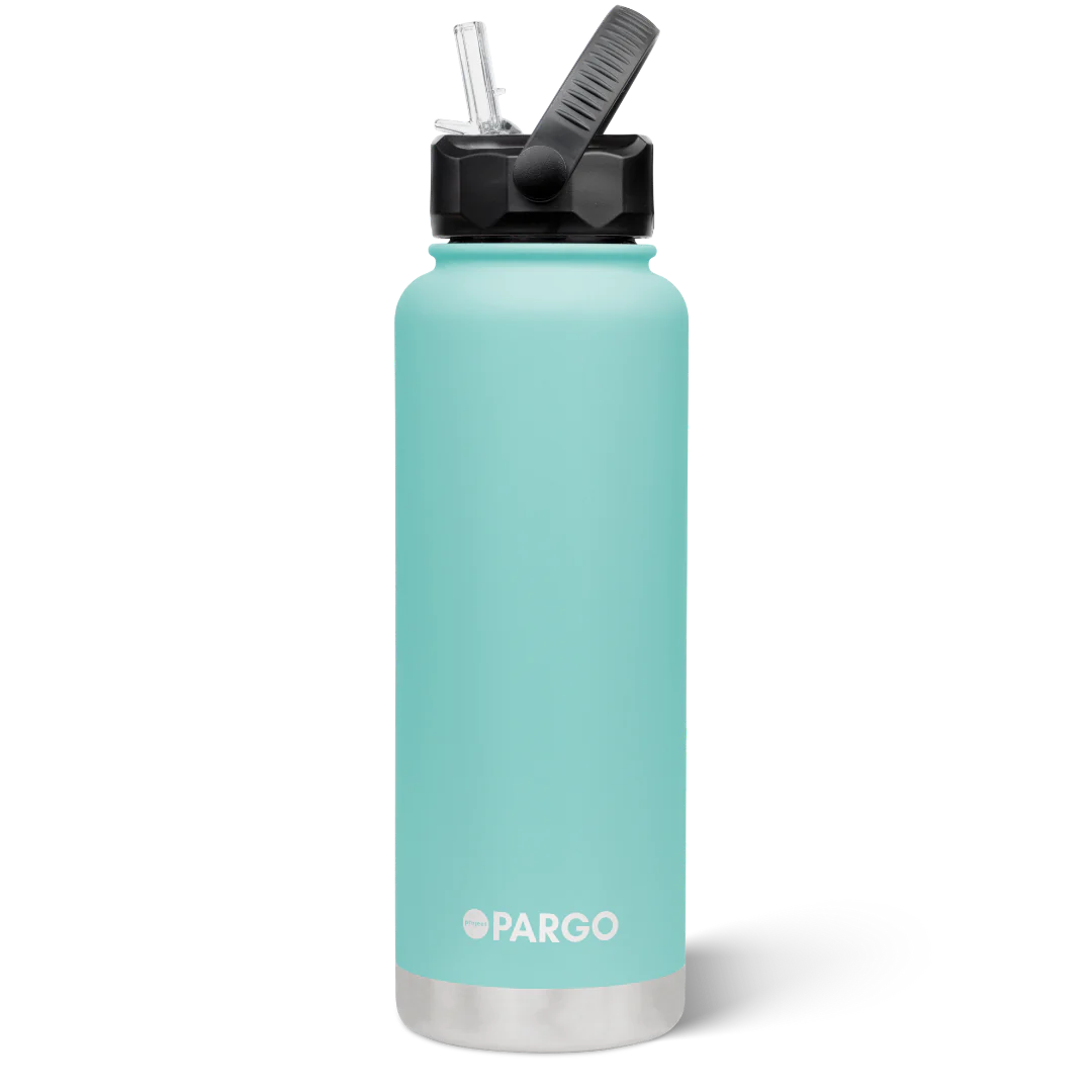 Pargo 1200ml Insulated drink bottle with straw - ISLAND TURQUOISE