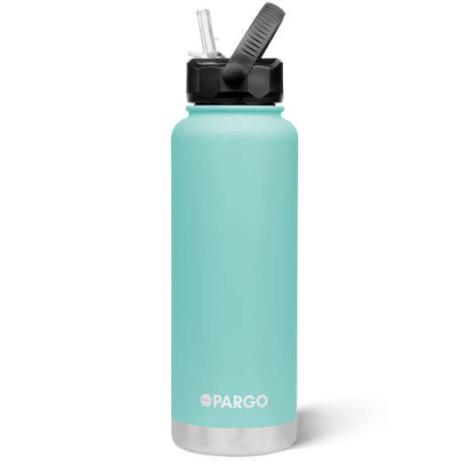 Pargo 1200ml Insulated drink bottle with straw - ISLAND TURQUOISE