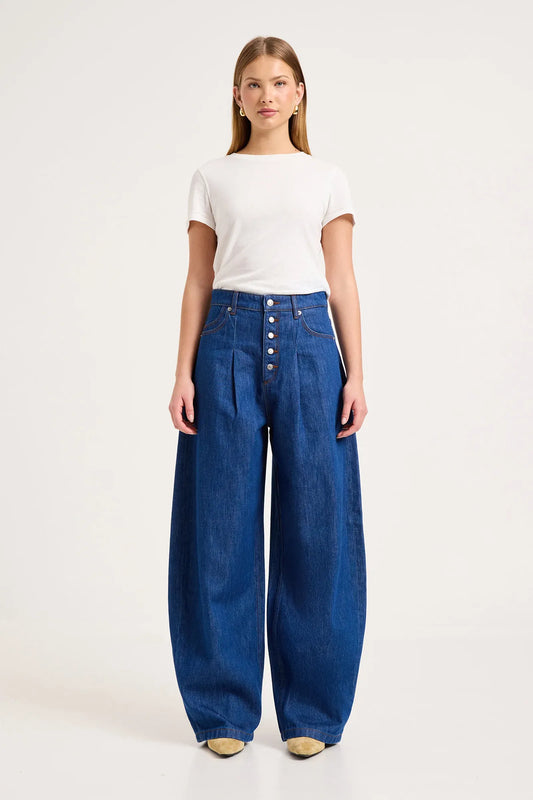 Rolla’s Balloon Barrel Jeans - NOLITA RINSE