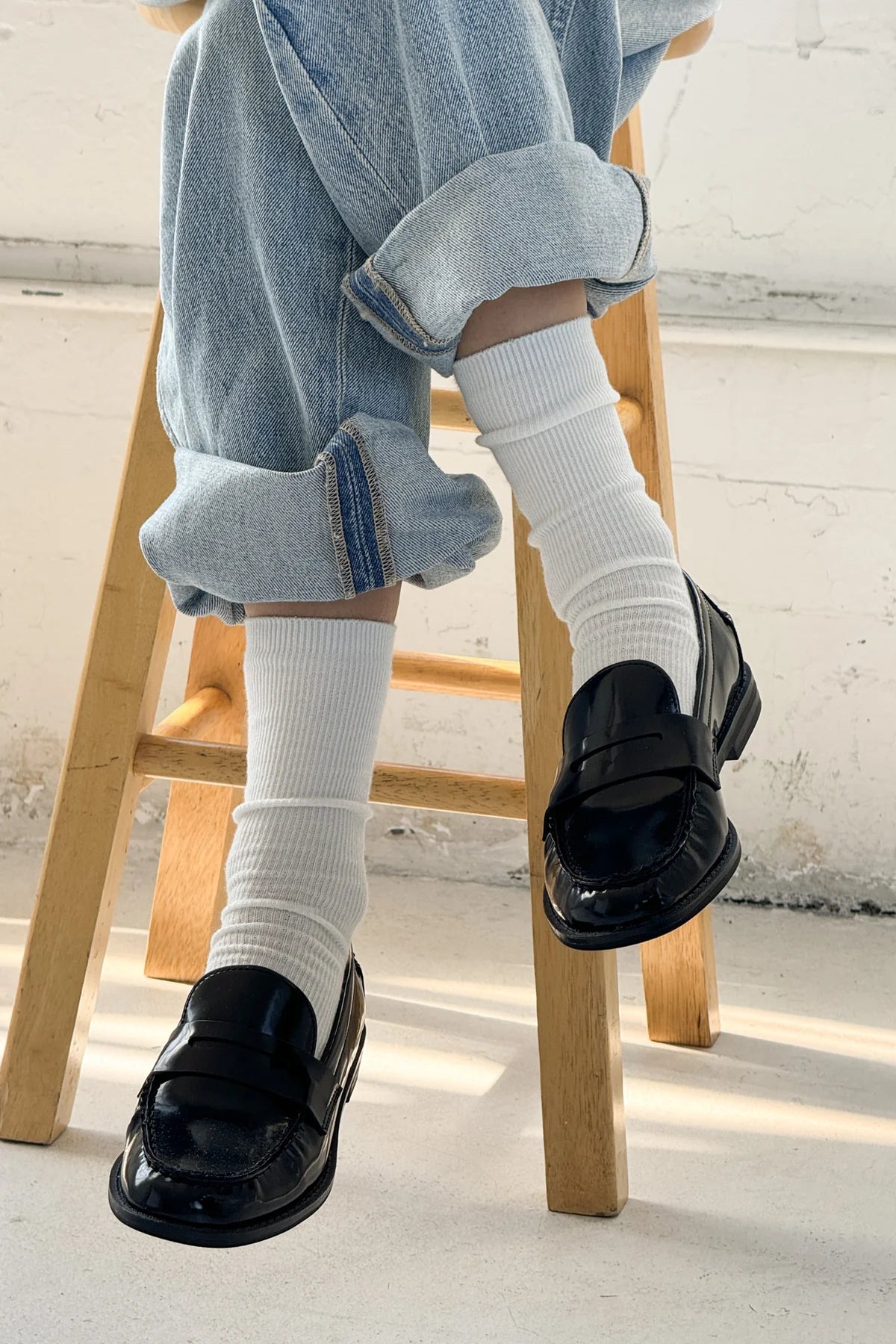 Le Bonne Shoppe Trouser Socks - WHITE