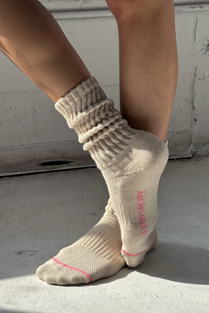 Le Bonne Shoppe Ballet Socks - OATMEAL