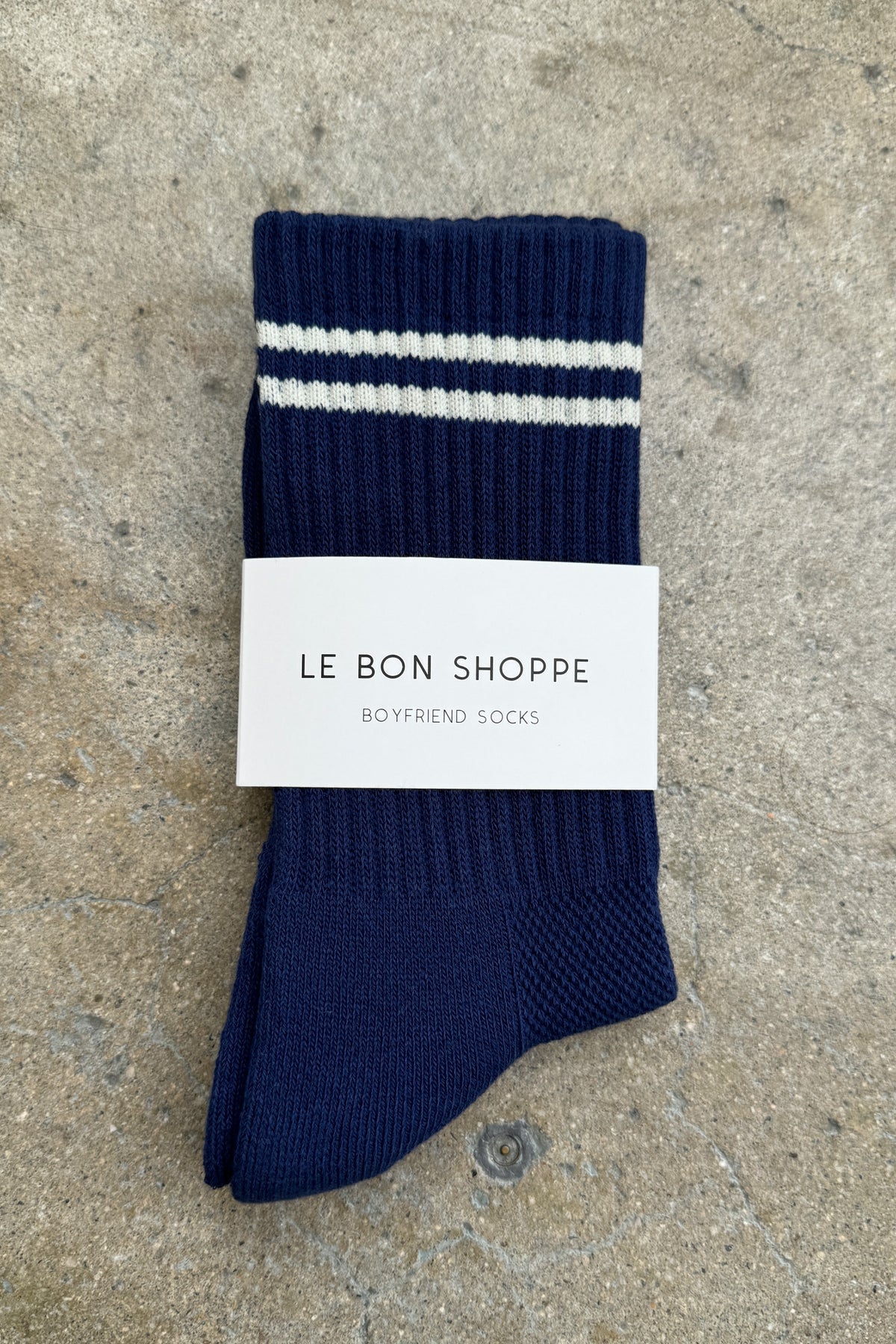 Le Bon Shoppe Boyfriend Socks - NAVY