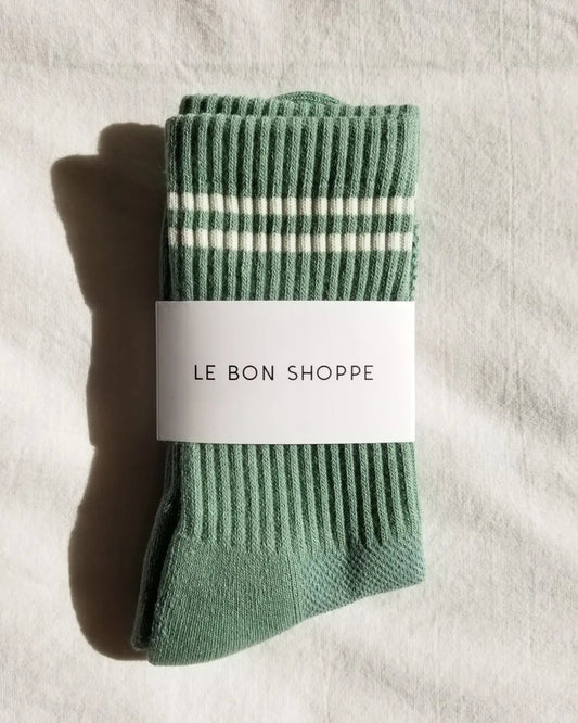 Le Bon Shoppe Boyfriend Socks - MEADOW