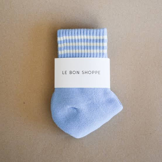 Le Bon Shoppe Girlfriend Socks - PARISIAN BLUE