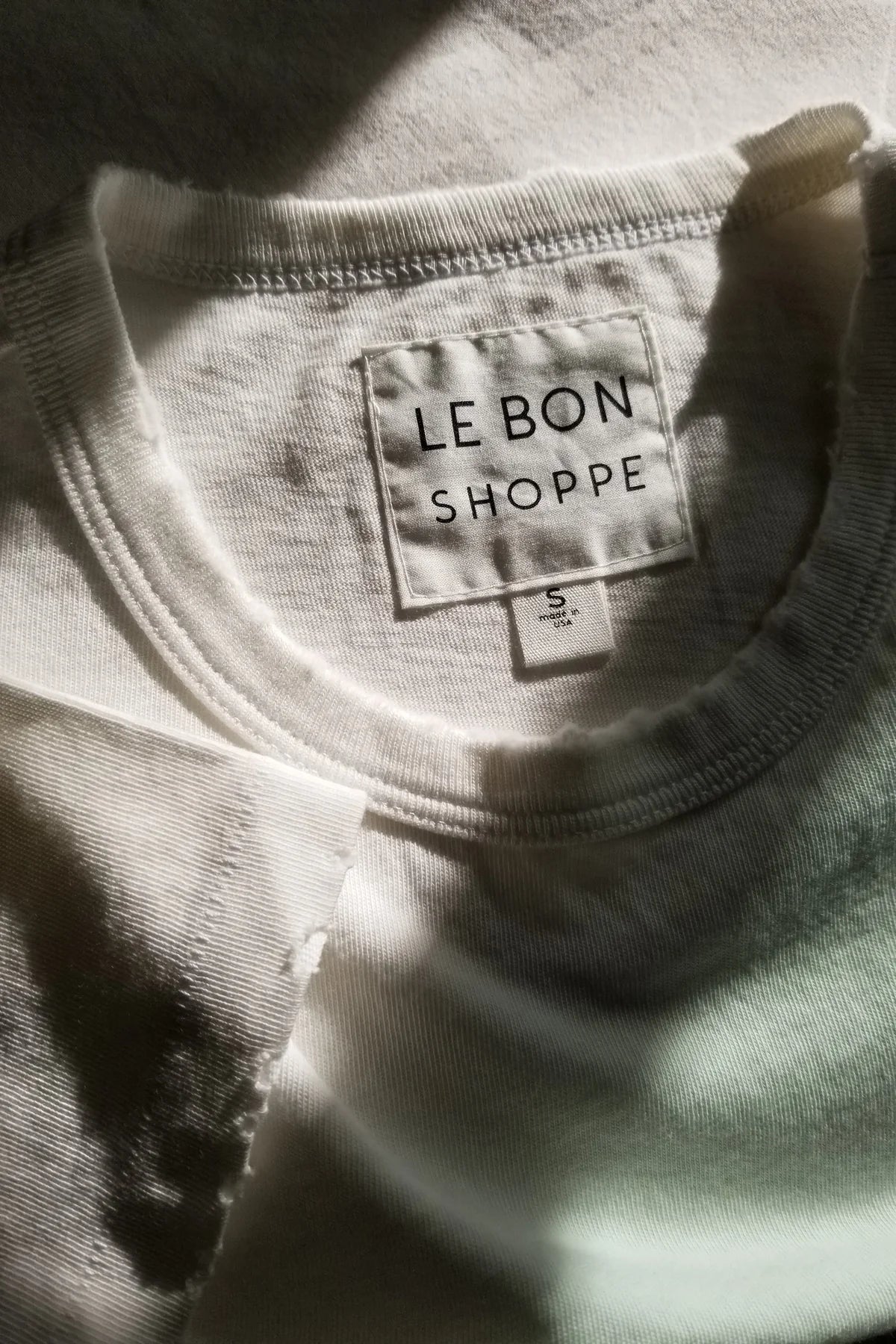 Le Bon Shoppe Vintage Boy Tee - WHITE