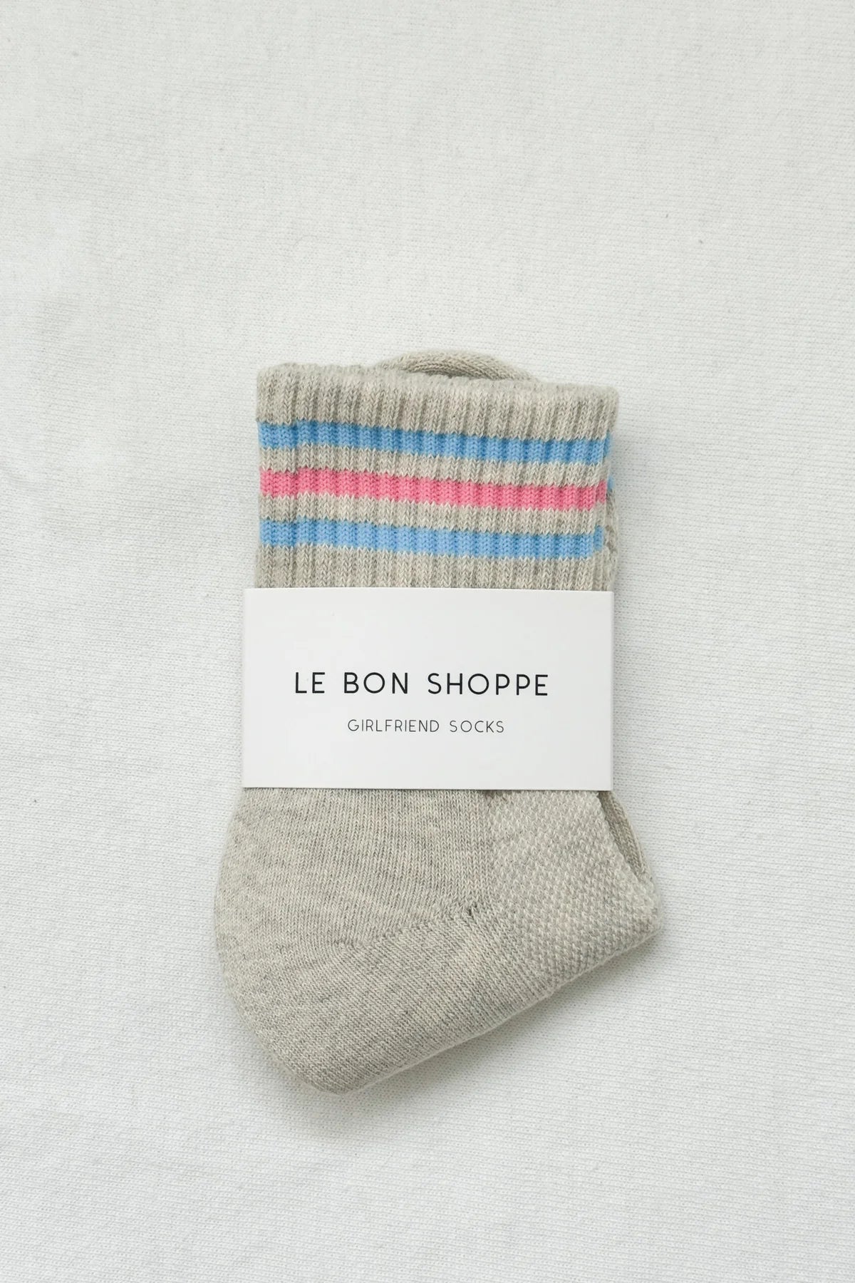 Le Bon Shoppe Girlfriend Socks - BRIGHT GREY