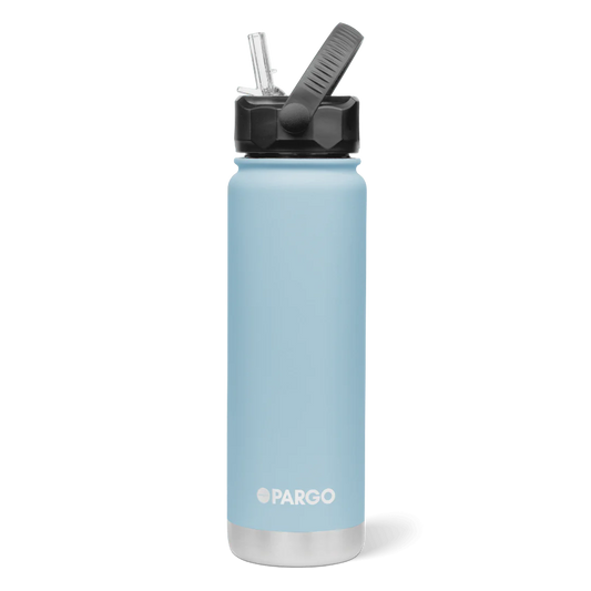 Pargo 750 ml Bottle with Straw - BAY BLUE