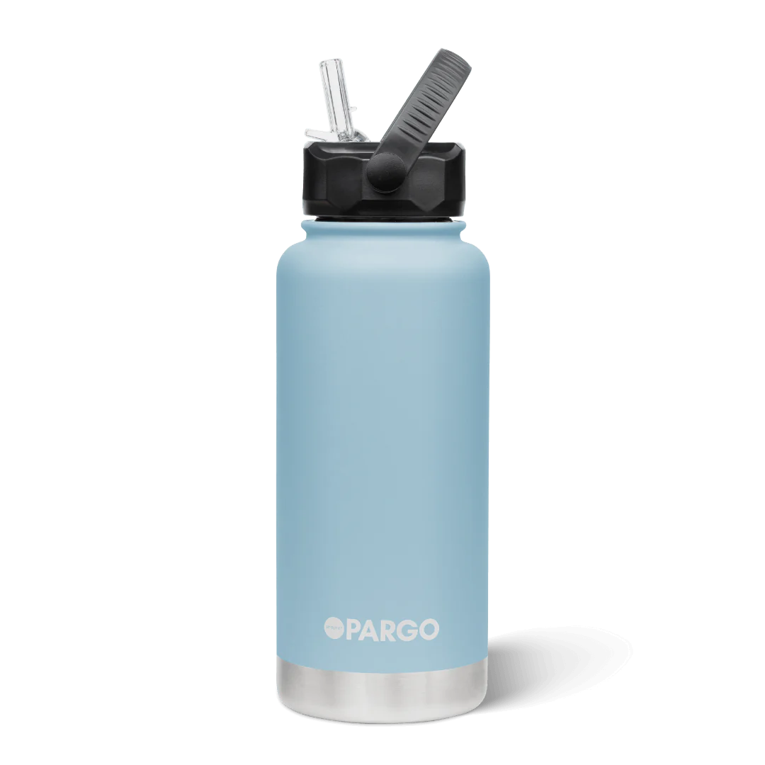 Pargo Insulated Bottle 950ml with straw - BAY BLUE