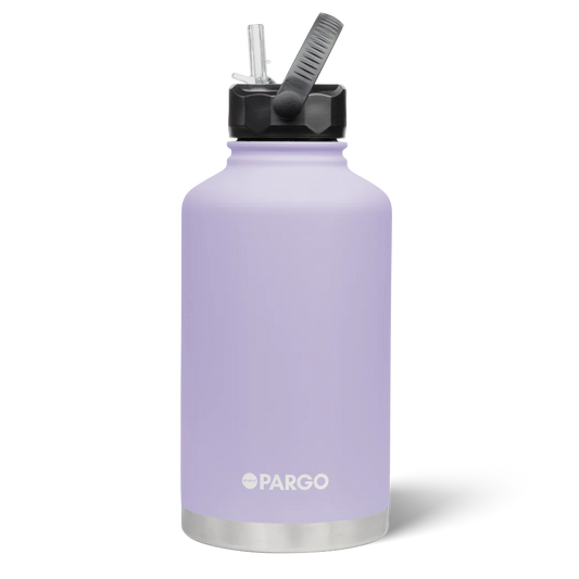 Pargo Insulated Bottle 1890ml With Straw - LOVE LILAC