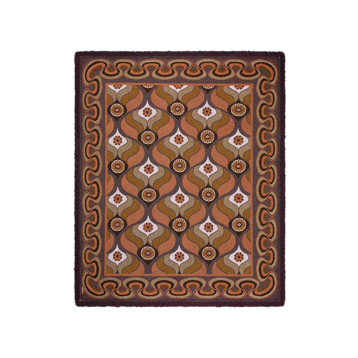 Wandering Folk Morrison Throw - BRANDY