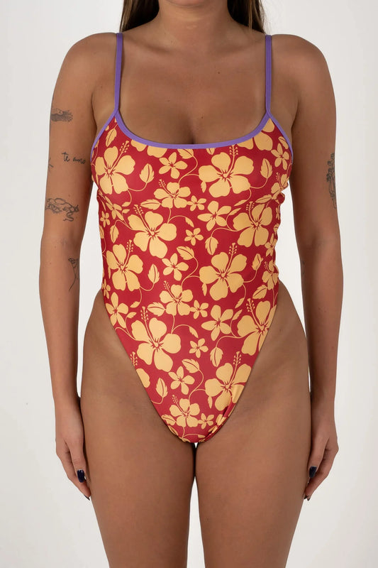 Inner Realm Hellacute One Piece - ALOHA RED