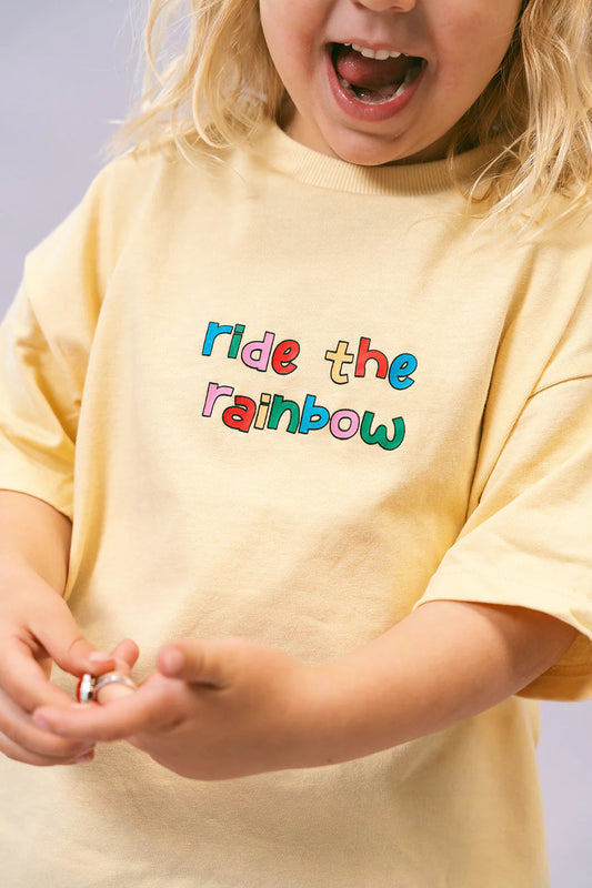 Lenn Ride The Rainbow Tee - YELLOW