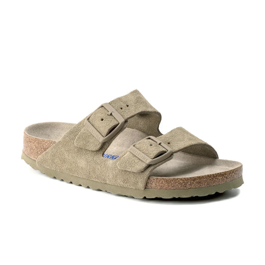 Birkenstock Arizona SFB Faded Khaki Suede Regular