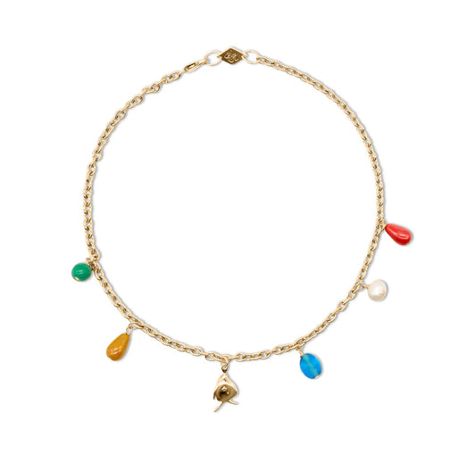 Briwok Fiona Charm Necklace - GOLD