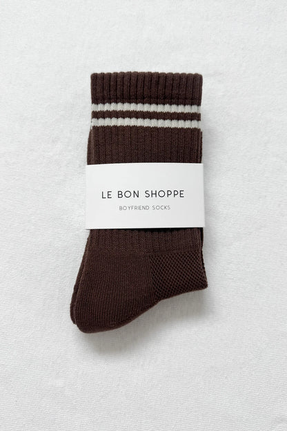 Le Bon Shoppe Boyfriend Socks - WOOD