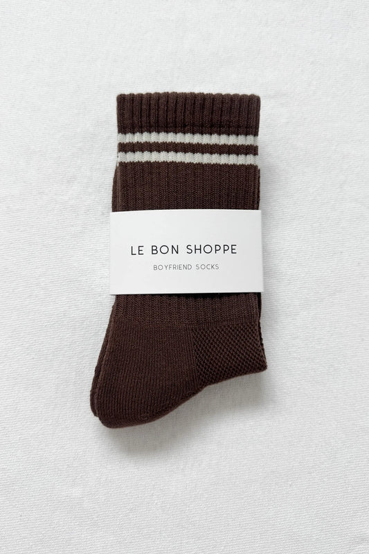 Le Bon Shoppe Boyfriend Socks - WOOD