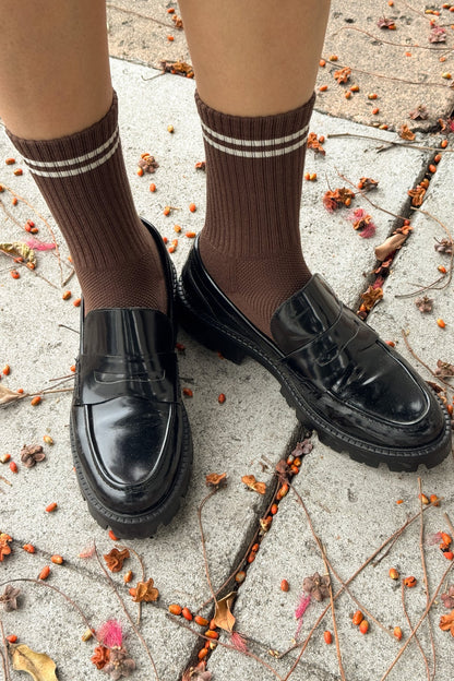 Le Bon Shoppe Boyfriend Socks - WOOD