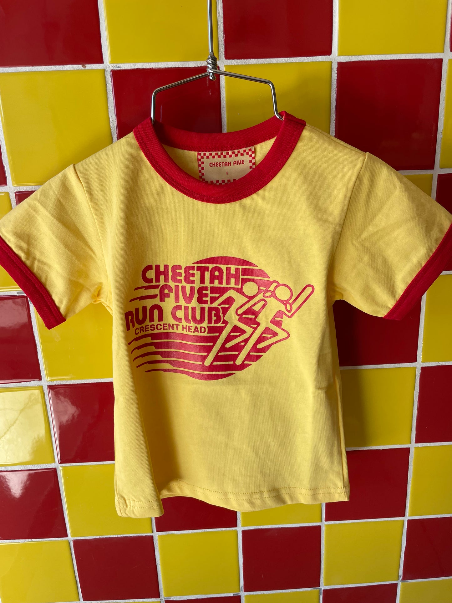 Cheetah Five Run Club Kids Tee