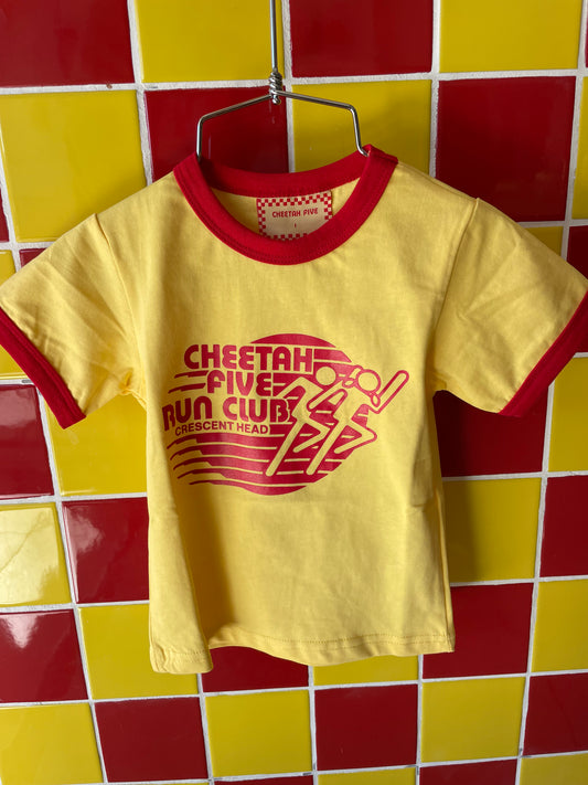 Cheetah Five Run Club Kids Tee