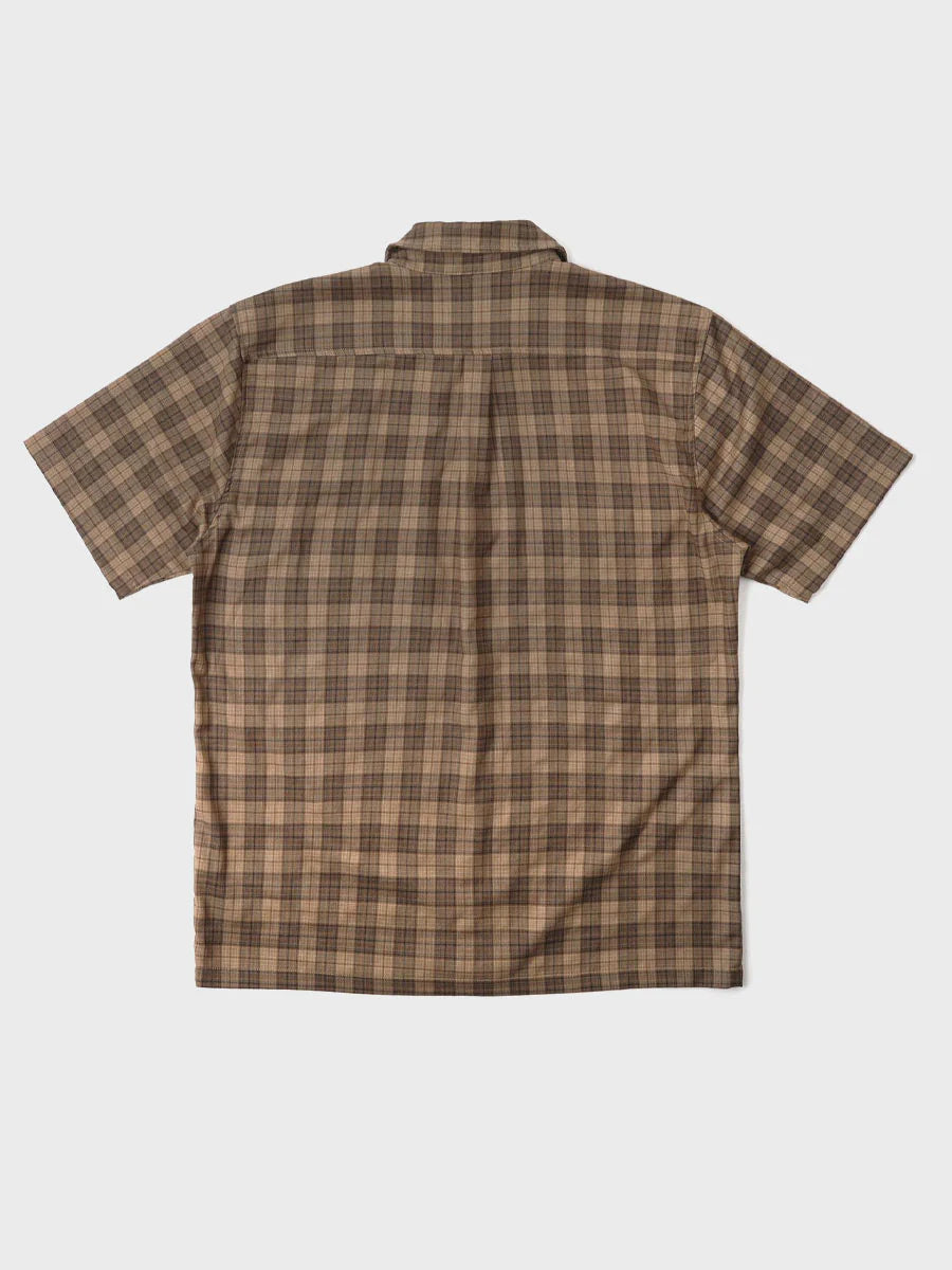 Former Vivan Check SS Shirt - BROWN