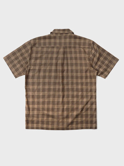 Former Vivan Check SS Shirt - BROWN
