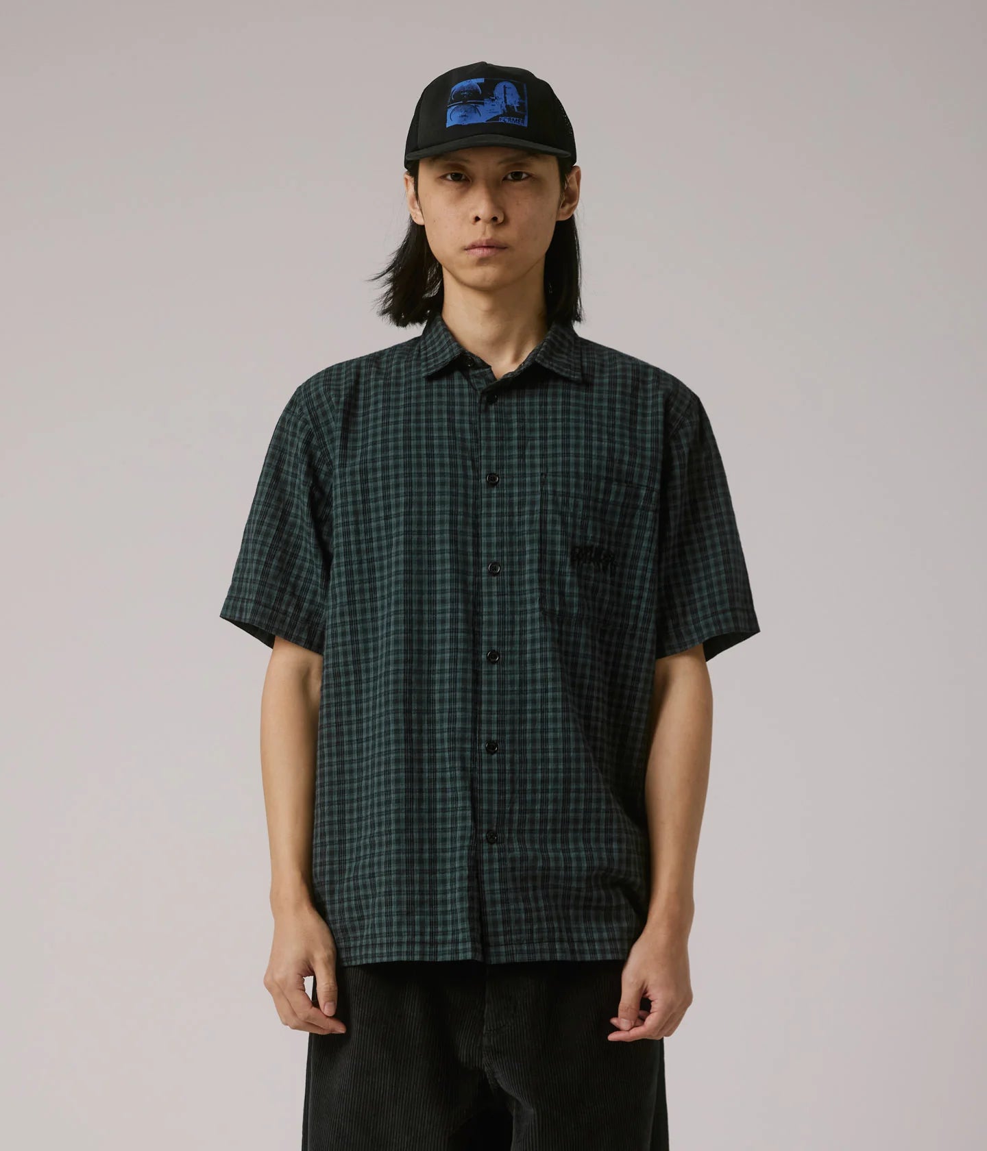 Former Manners Check SS Shirt - RIVER