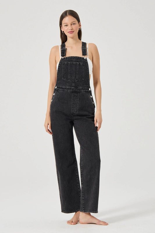 Rolla’s Stevie Relaxed Overalls - BLACK SAND
