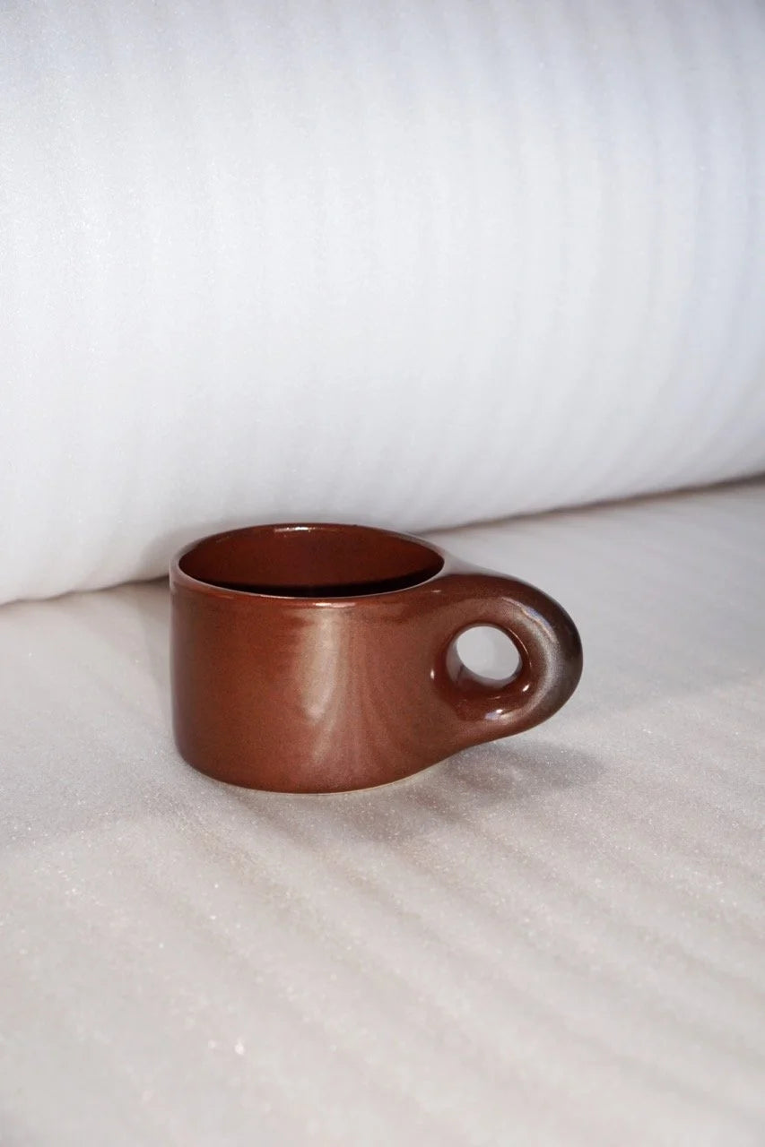 Jedda Ceramics Chubby Mug - RED ASH
