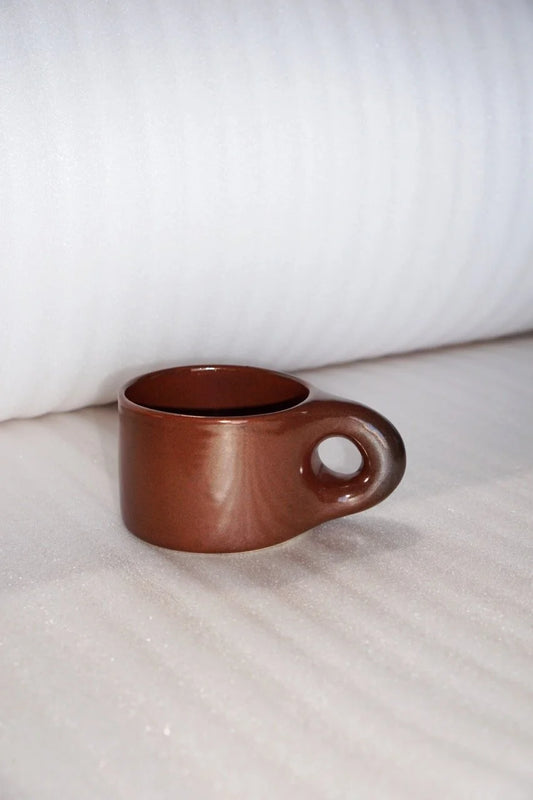 Jedda Ceramics Chubby Mug - RED ASH