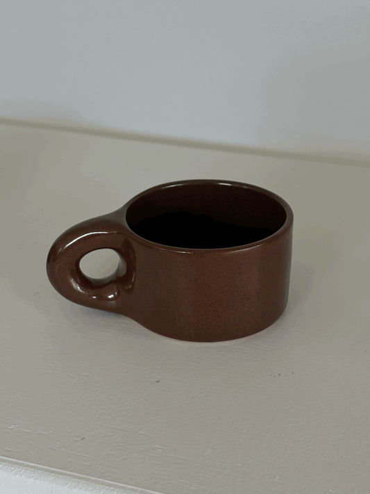 Jedda Ceramics Mini Chubby Mug - RED ASH
