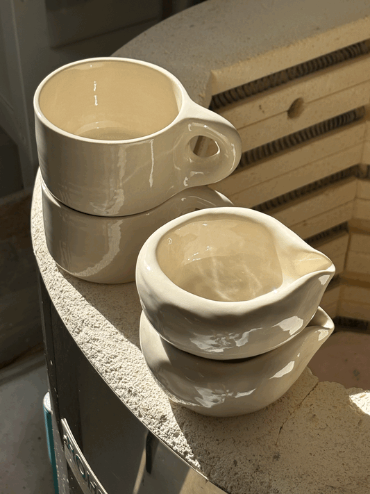 Jedda Ceramics Matcha Bowl - CREAM