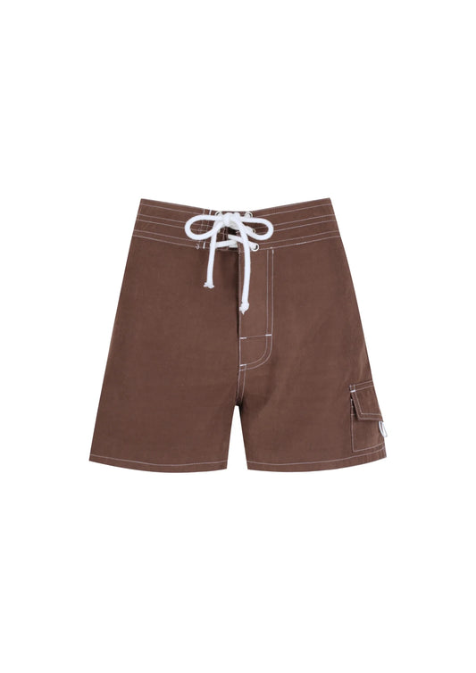 Nordies Boardies Tie Front - MOCHA