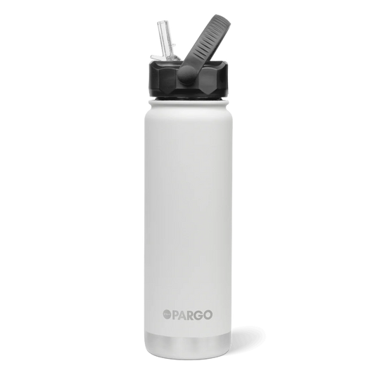 Pargo 750 ml Bottle with Straw - BONE WHITE