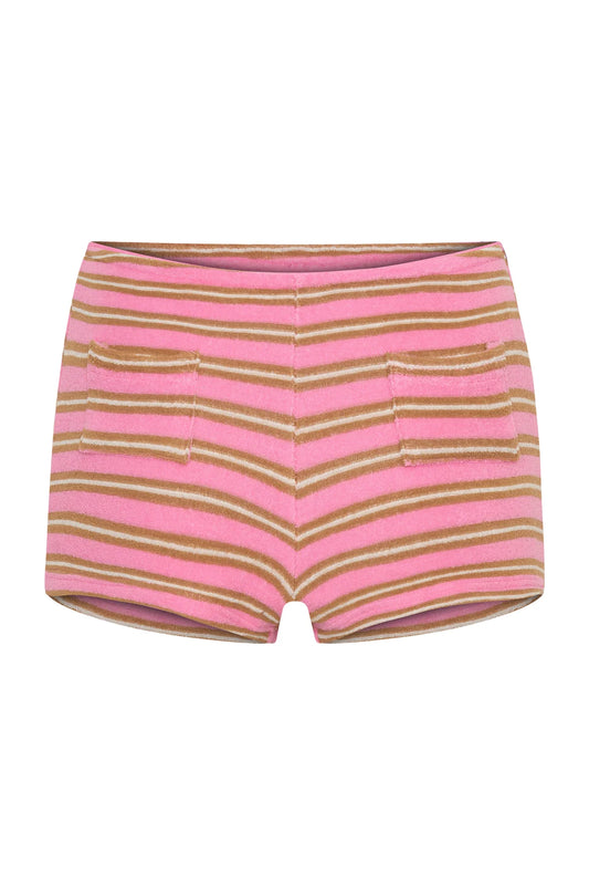 Highrack Studios Tiny Shorts with Pockets - 70’s PINK