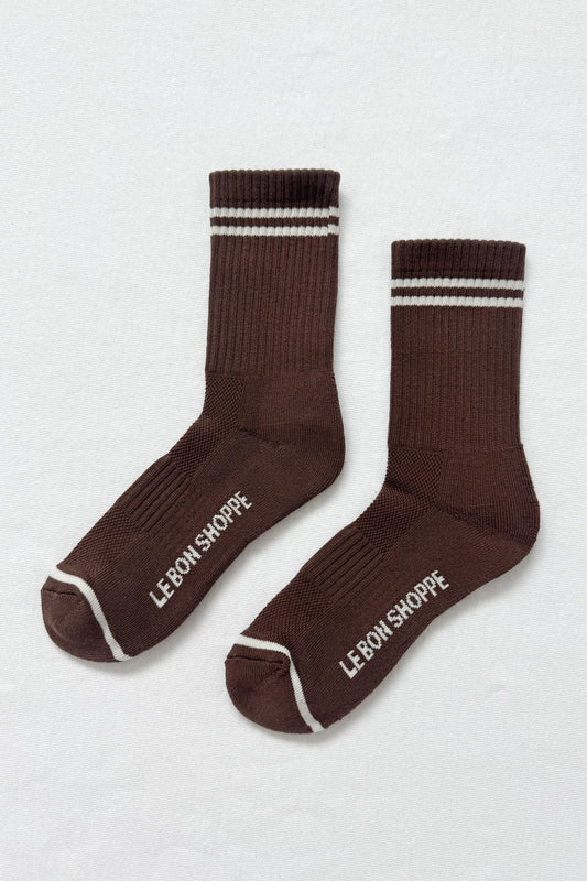 Le Bon Shoppe Boyfriend Socks - WOOD