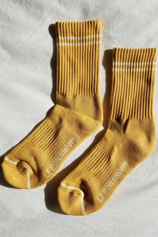 Le Bon Shoppe Boyfriend Socks - BUTTER