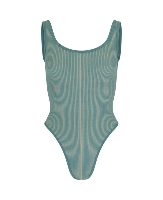 Nagnata Classic Wool Bodysuit - FROST