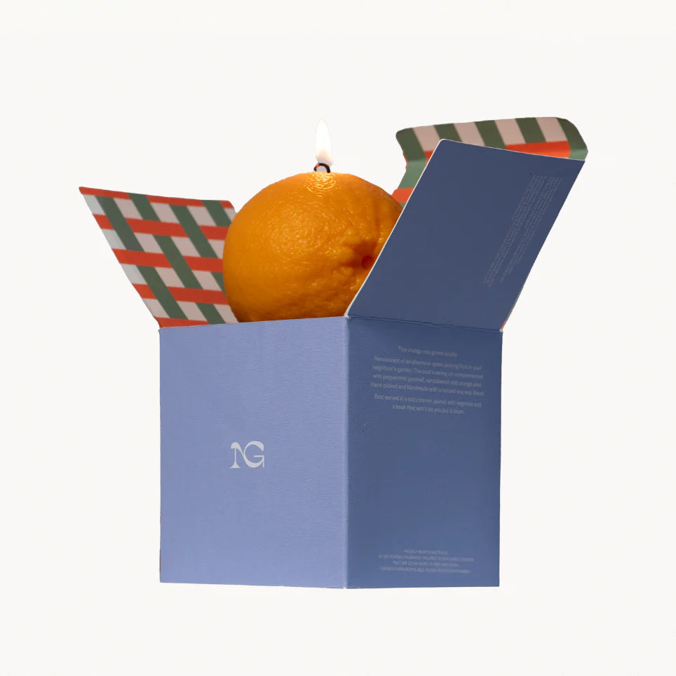 Nonna’s Grocer Candle - ORANGE