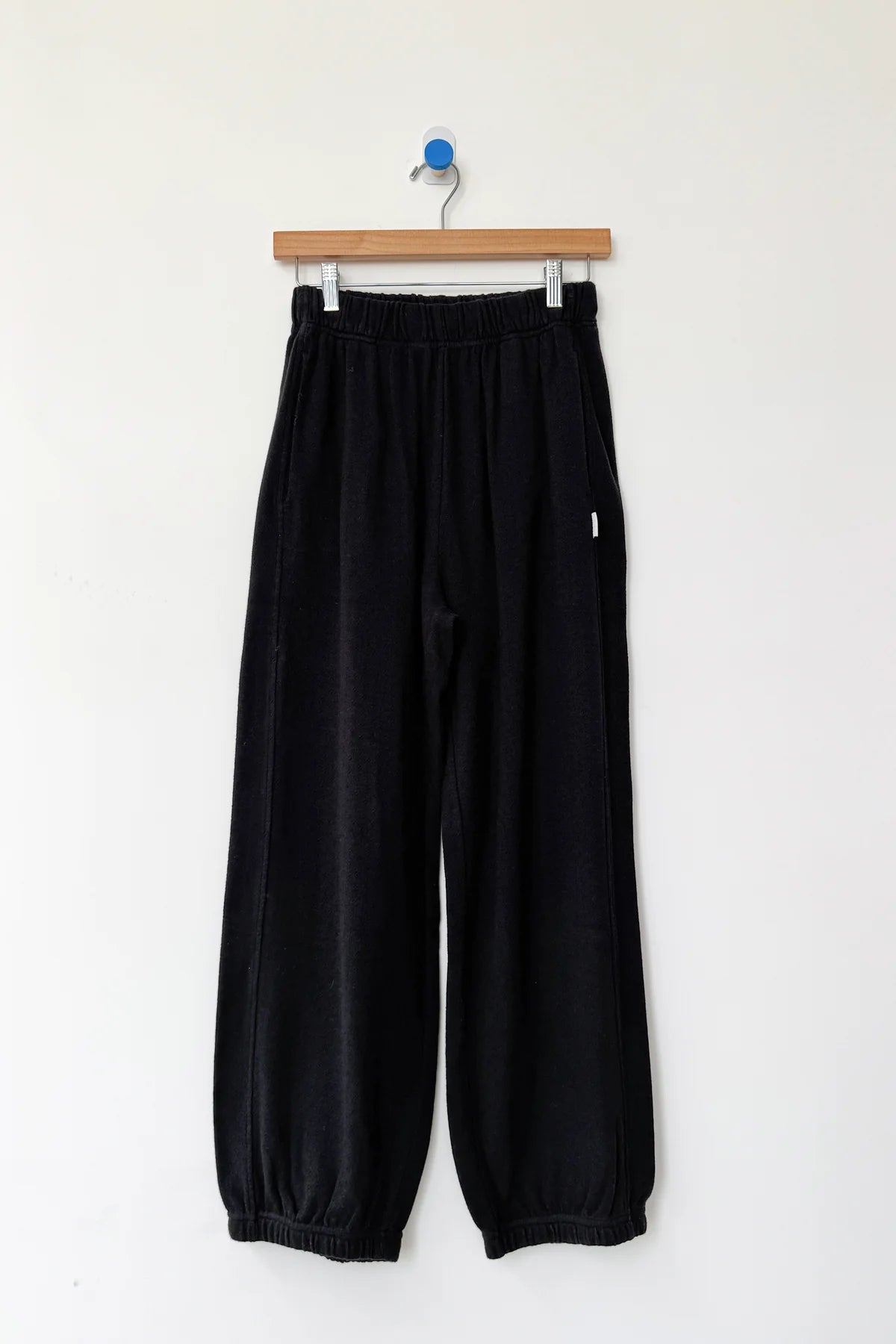 Le Bon Shoppe Pointelle Balloon Pants - BLACK