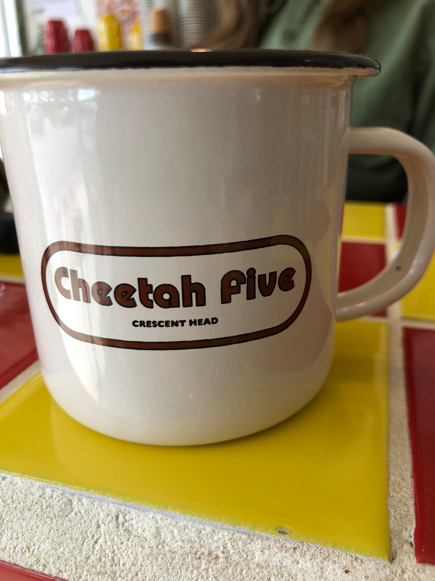 Cheetah Five Mug - BROWN