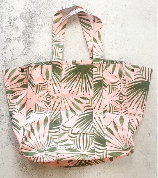 Salty Shadows Beach Bag - PALM